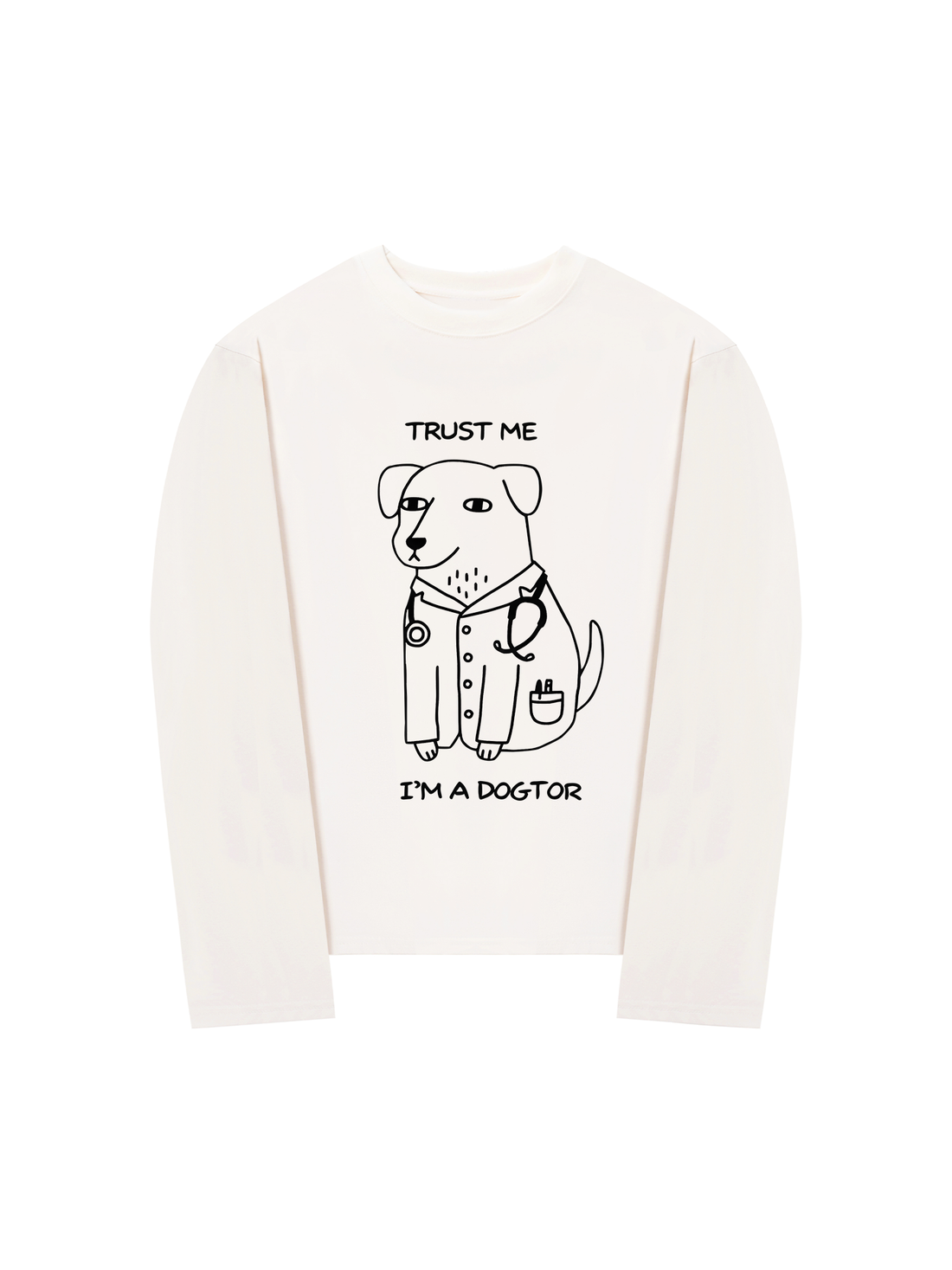 Áo Thun Dài Tay Trust Me I_m A Dogtor