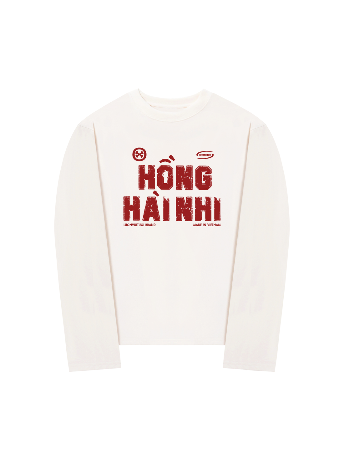 Áo Thun Dài Tay Hồng Hài Nhi