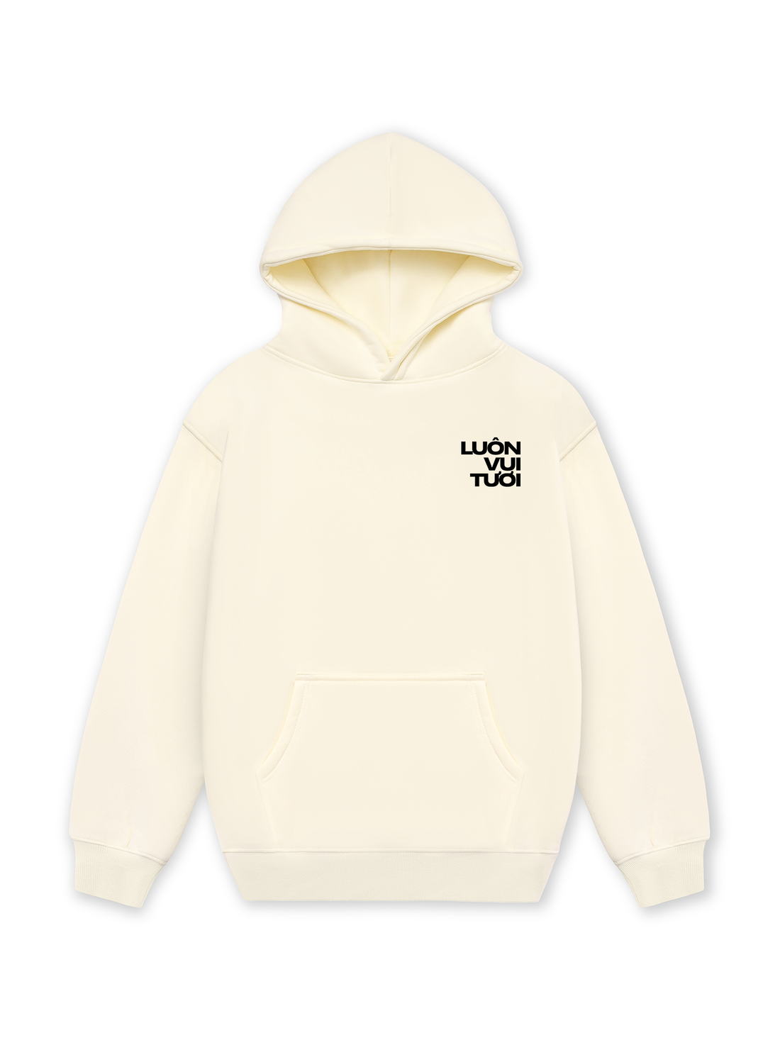 Áo Hoodie Nỉ Hai Da Không Có Em