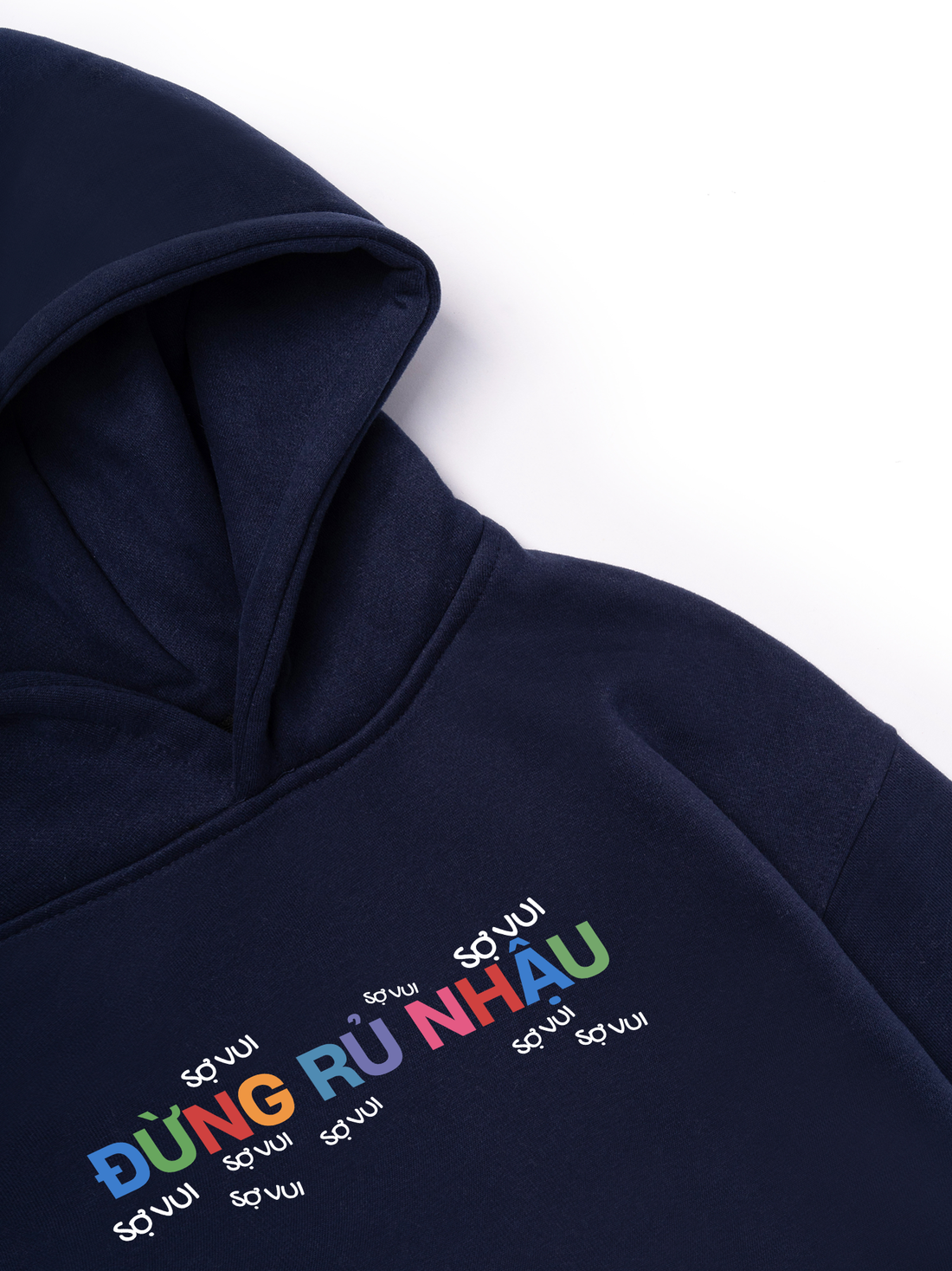 Áo Hoodie Nỉ Hai Da Đừng Rủ Nhậu Sợ Vui