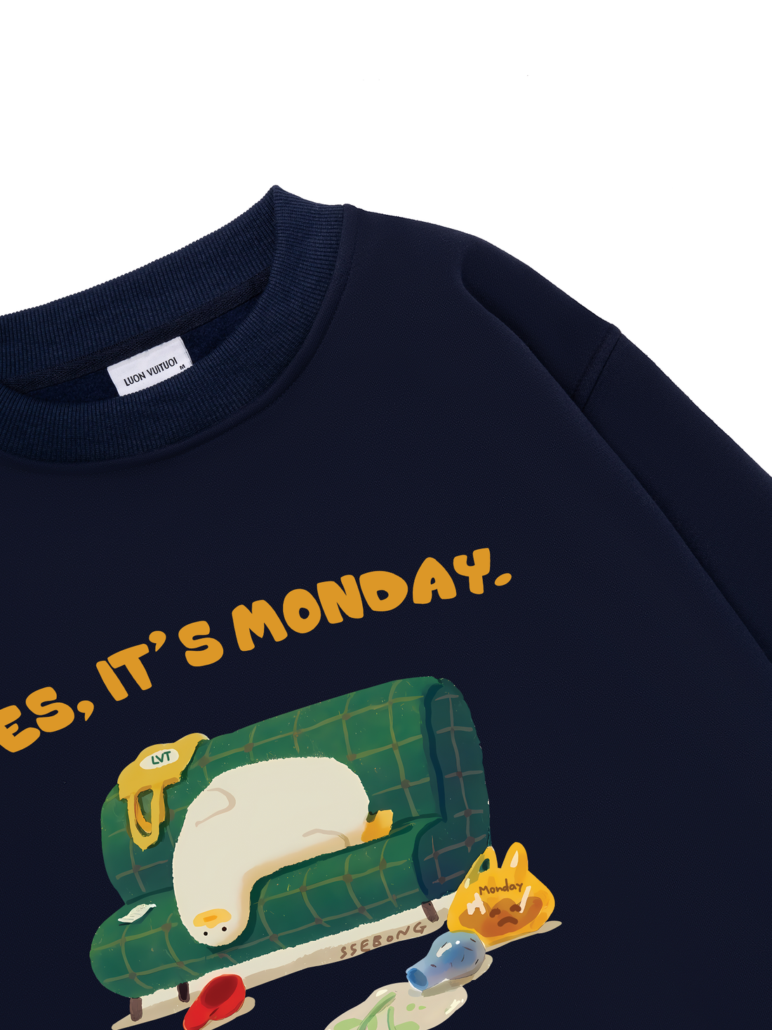 Meme Chú Vịt Yes It's Monday Sweater