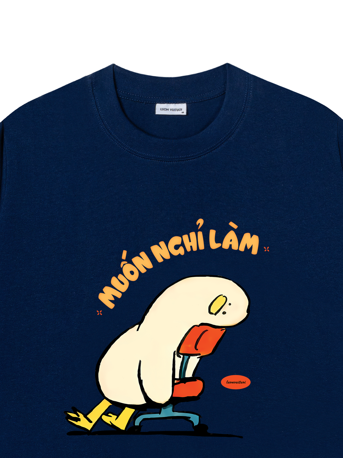 Áo Thun Meme Chú Vịt Muốn Nghỉ Làm