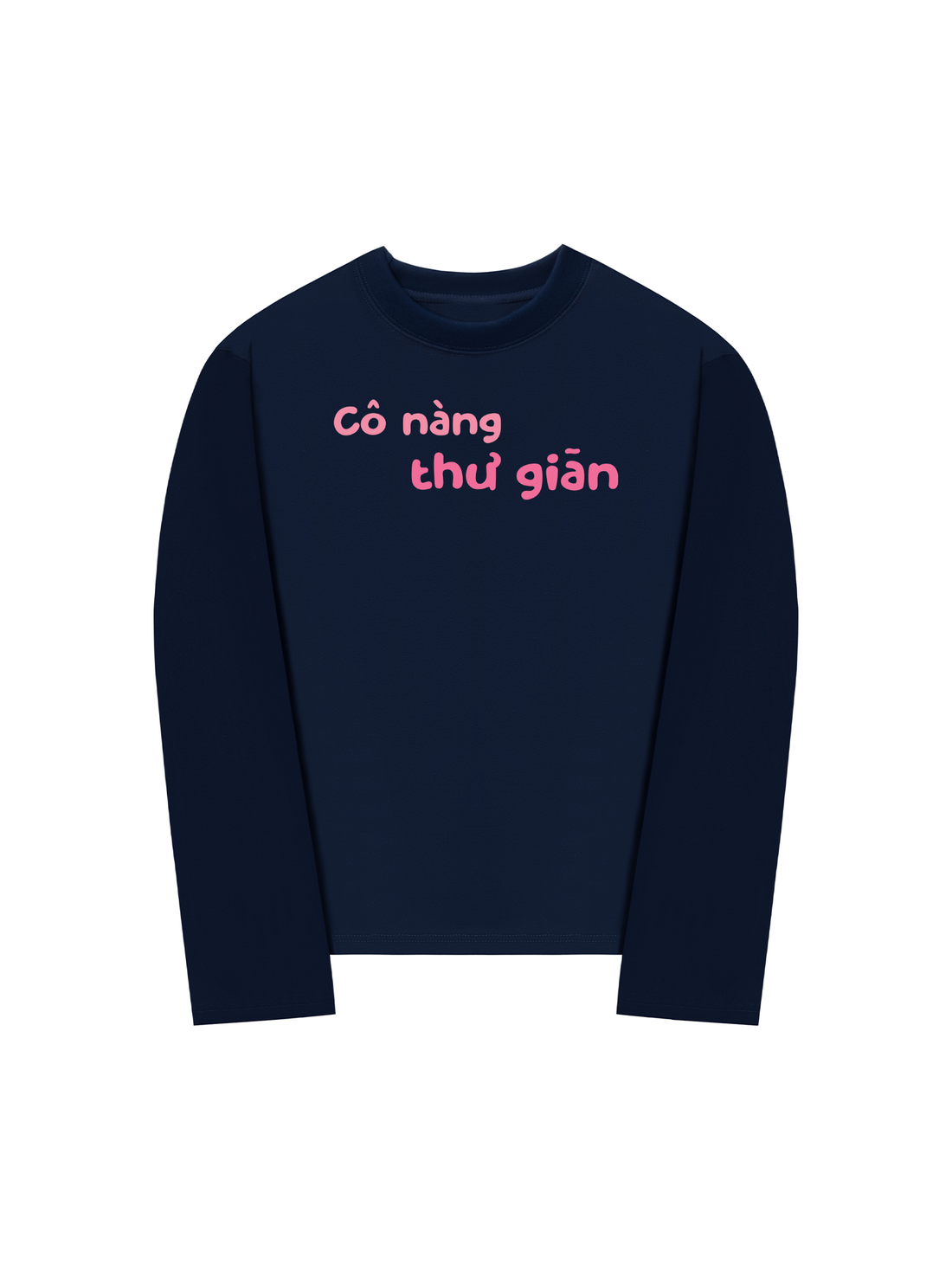 Áo Thun Dài Tay Cô Nàng Thư Giãn