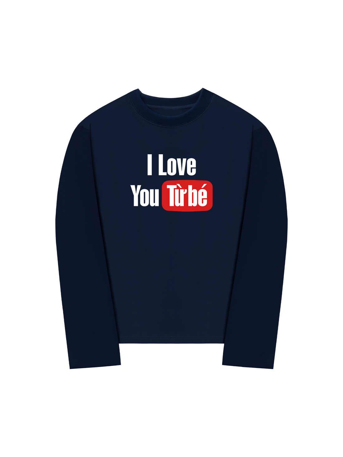 Áo Thun Dài Tay I Love You Từ Bé