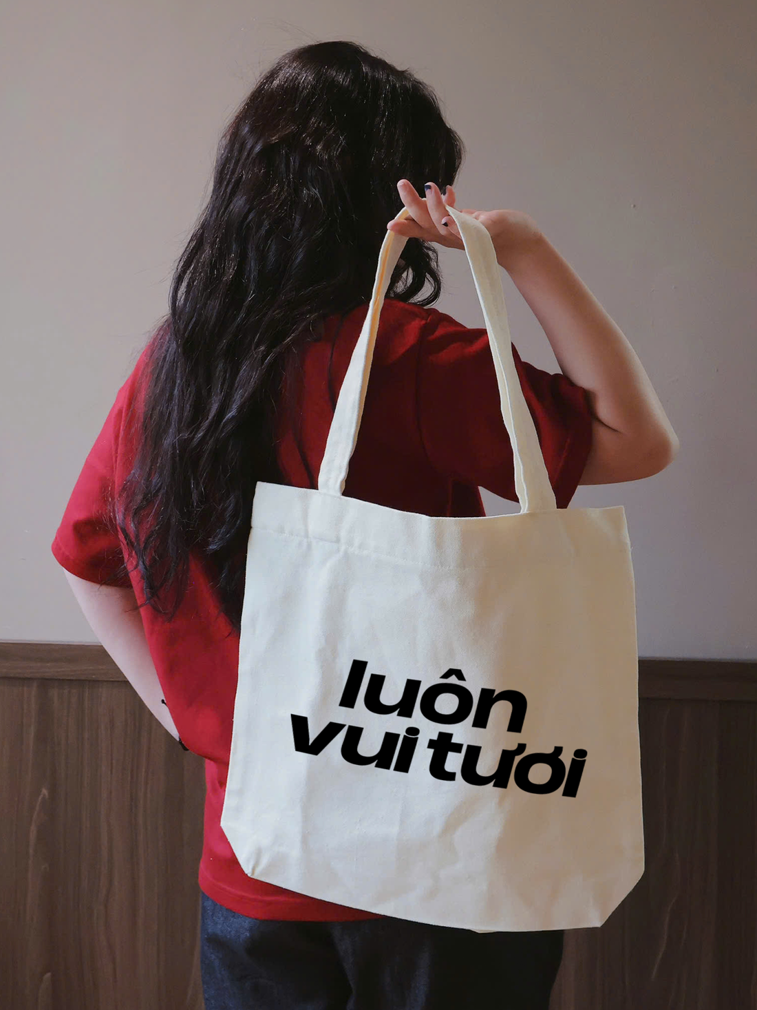Túi Tote Luôn Vui Tươi Basic