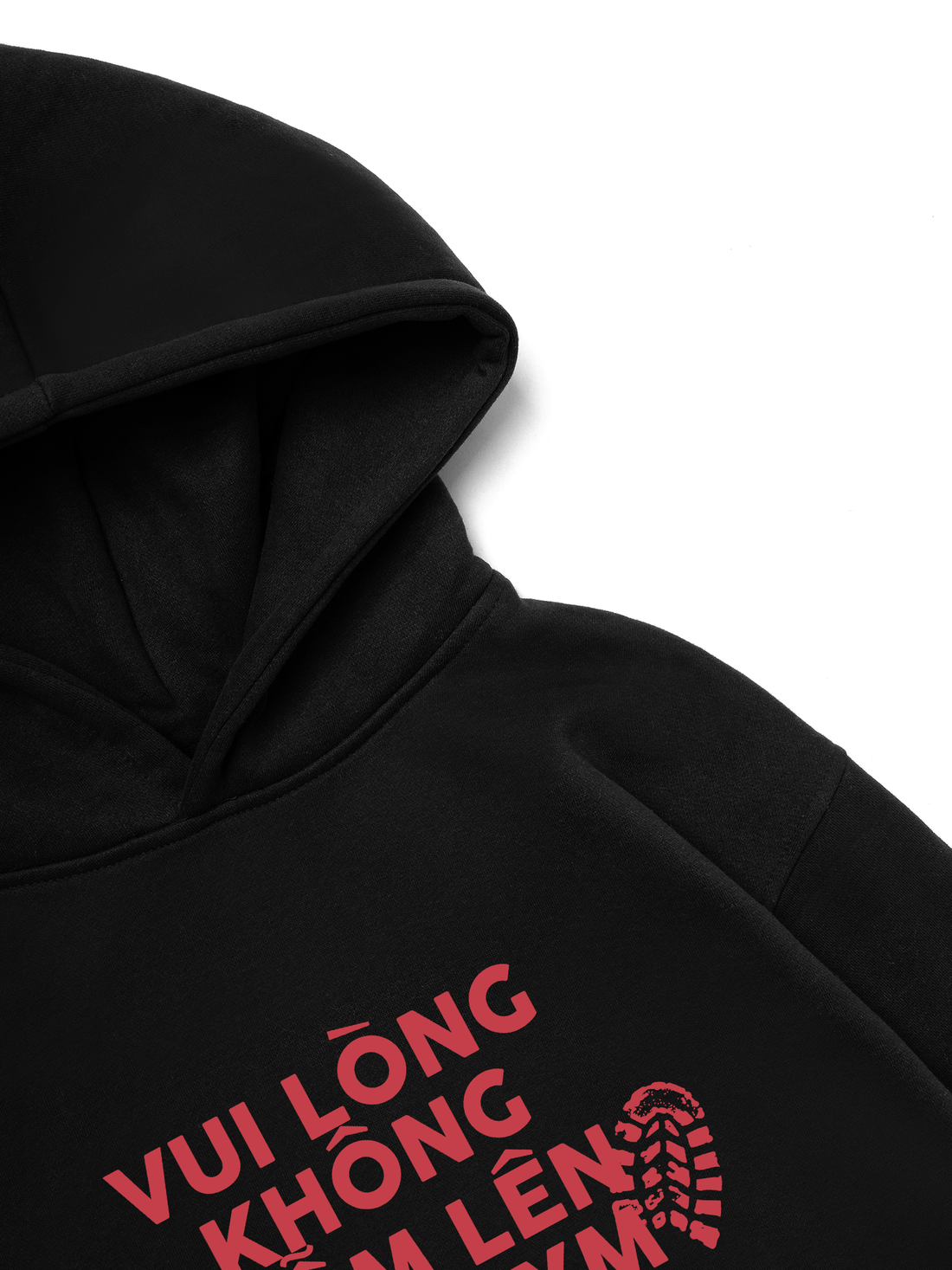 Vui Lòng Không Dẫm Lên Trái Tym Hoodie