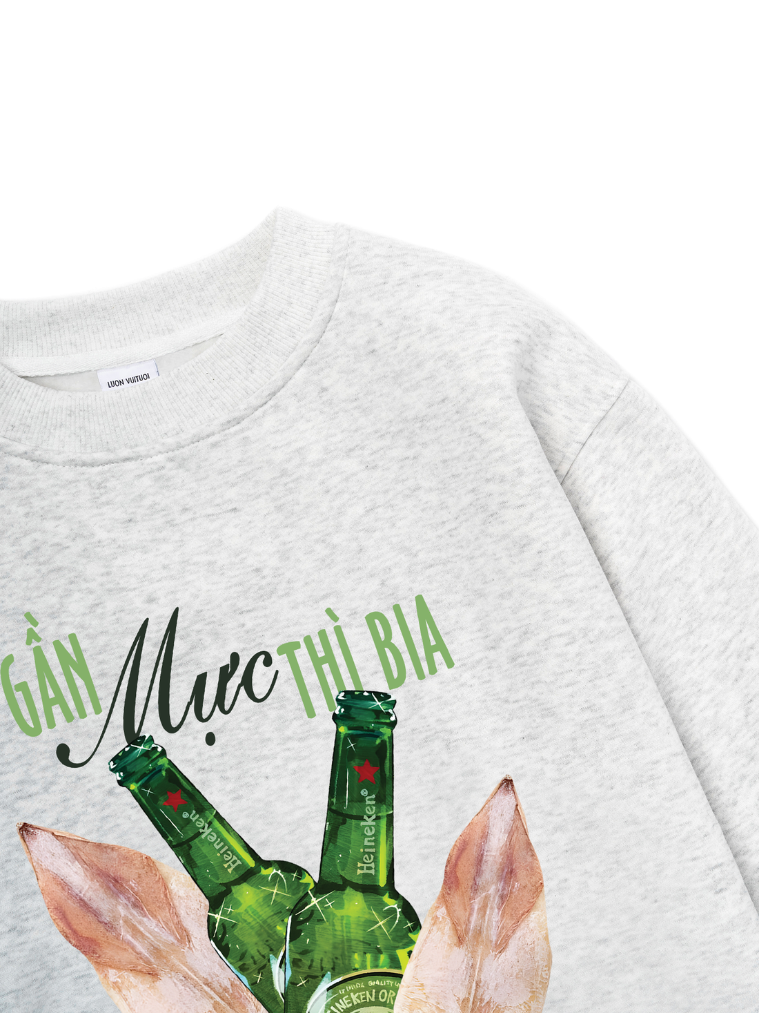 Gần Mực Thì Bia Sweater