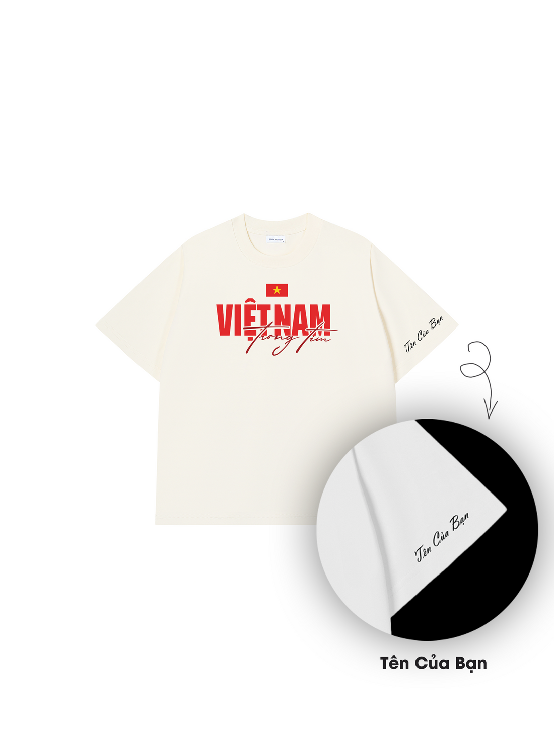 Áo Thun Custom Việt Nam Trong Tim