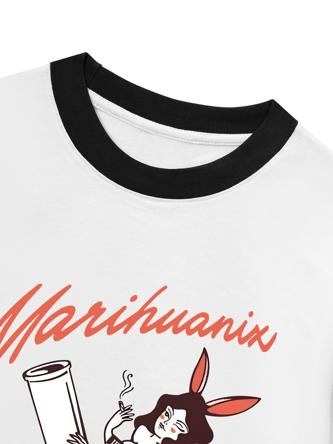 Áo Thun Ringer Relaxed Fit Marihuanix