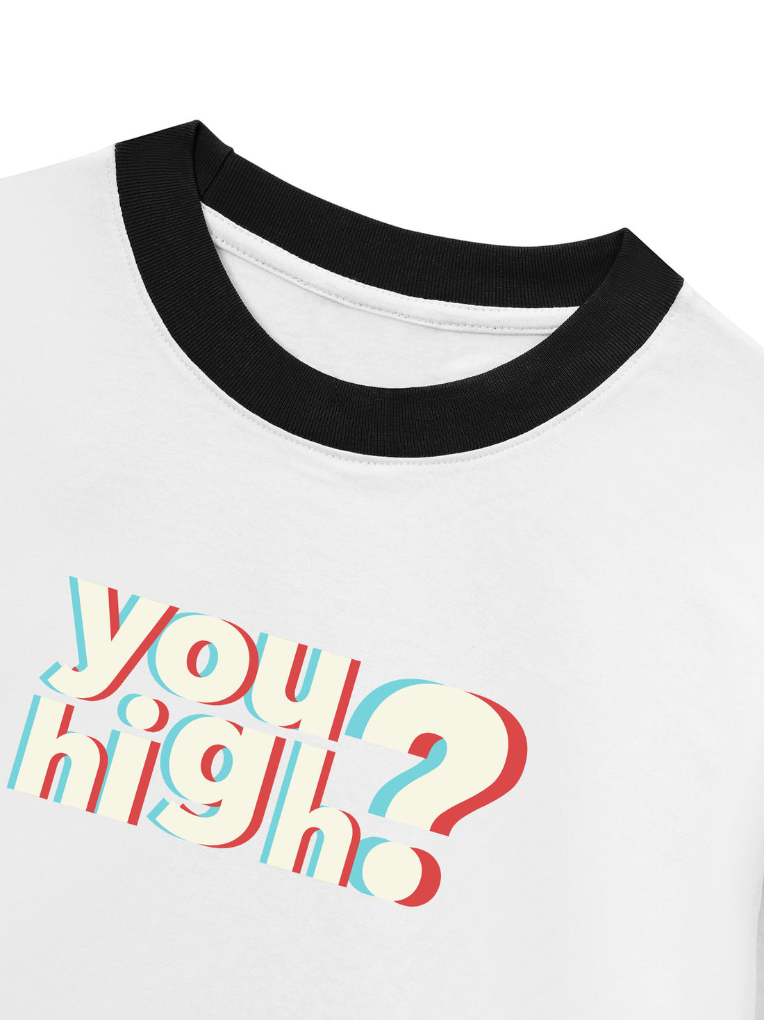 Áo Thun Ringer Relaxed Fit You High