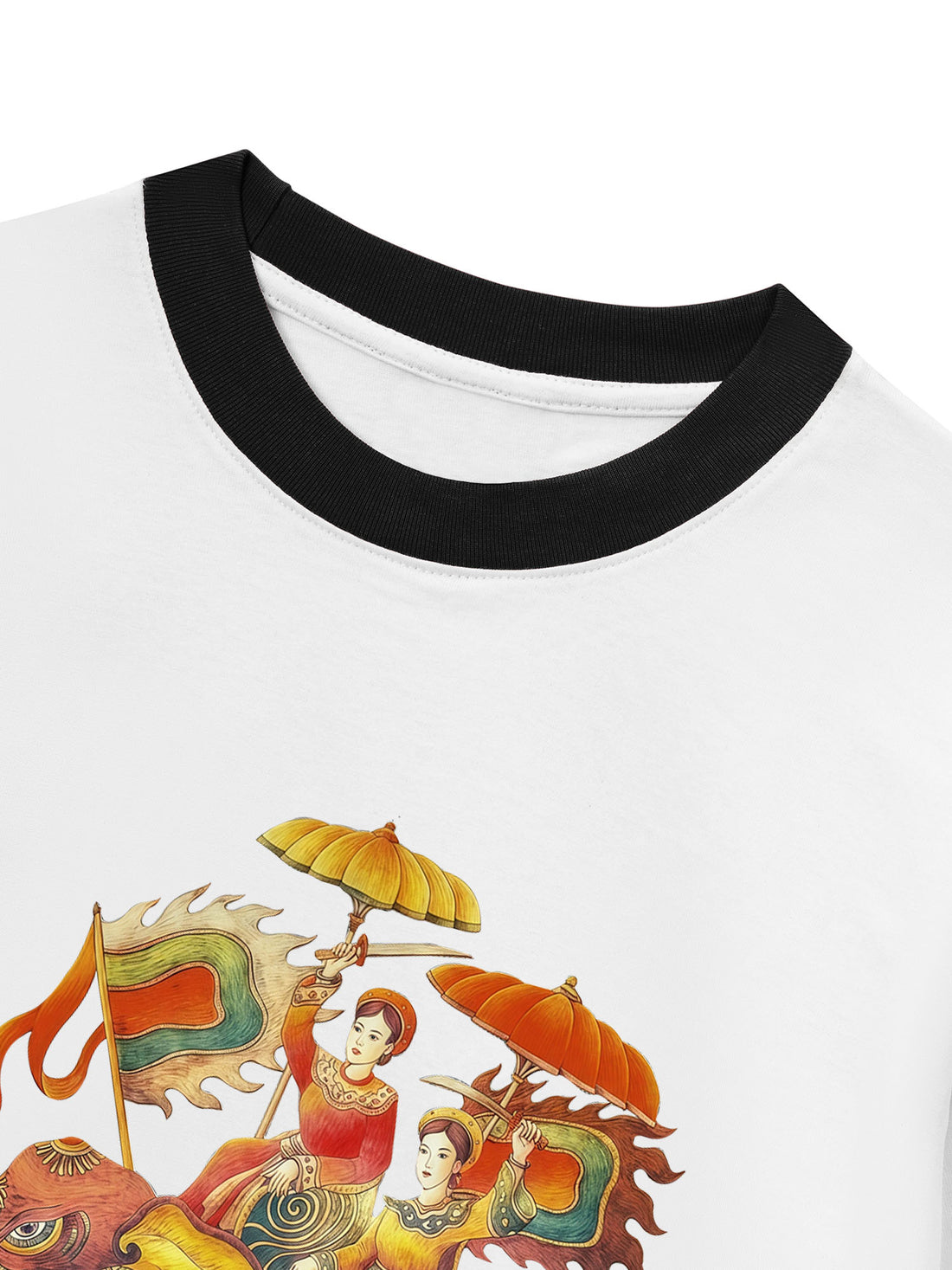 Áo Thun Ringer Relaxed Fit Trẩy Hội