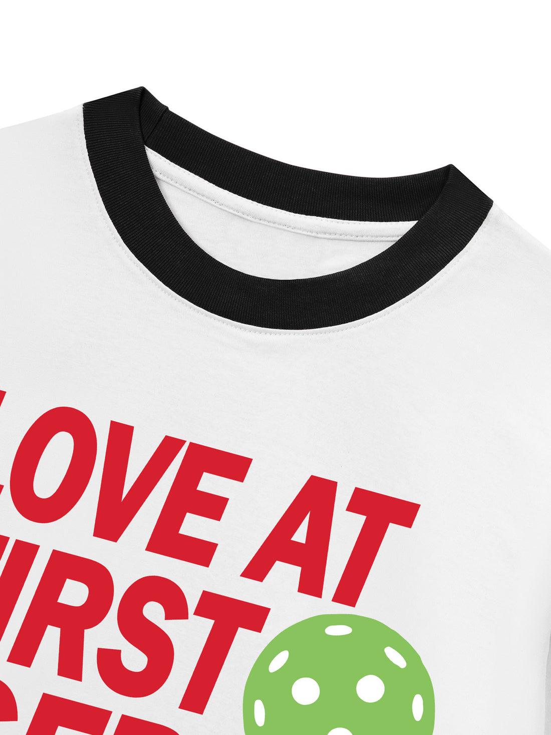 Áo Thun Ringer Relaxed Fit Love At First Serve