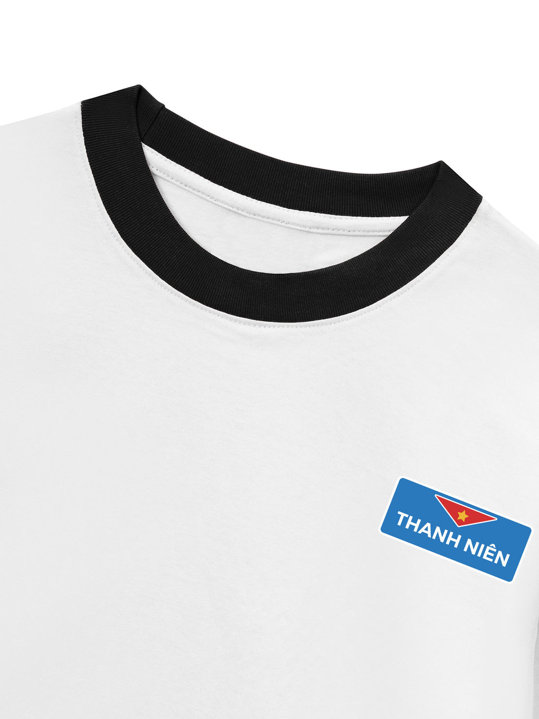 Áo Thun Ringer Relaxed Fit Yêu Nước Thanh Niên Yêu Nước Vô Cùng