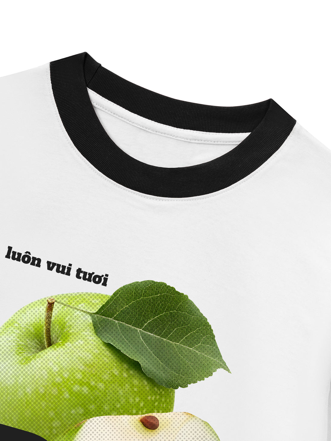 Áo Thun Ringer Relaxed Fit Táo Dai