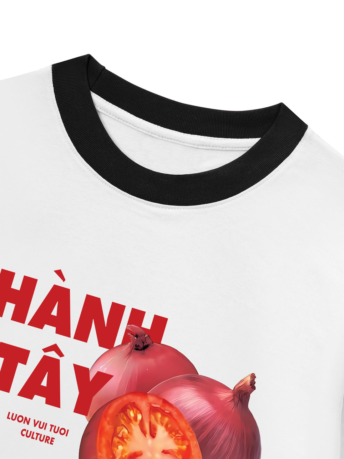 Áo Thun Ringer Relaxed Fit Hành Tây