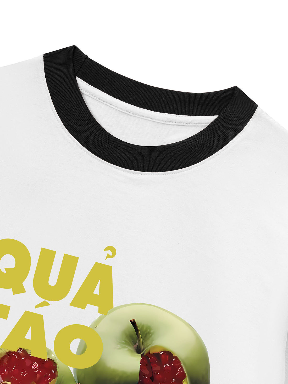Áo Thun Ringer Relaxed Fit Quả Táo