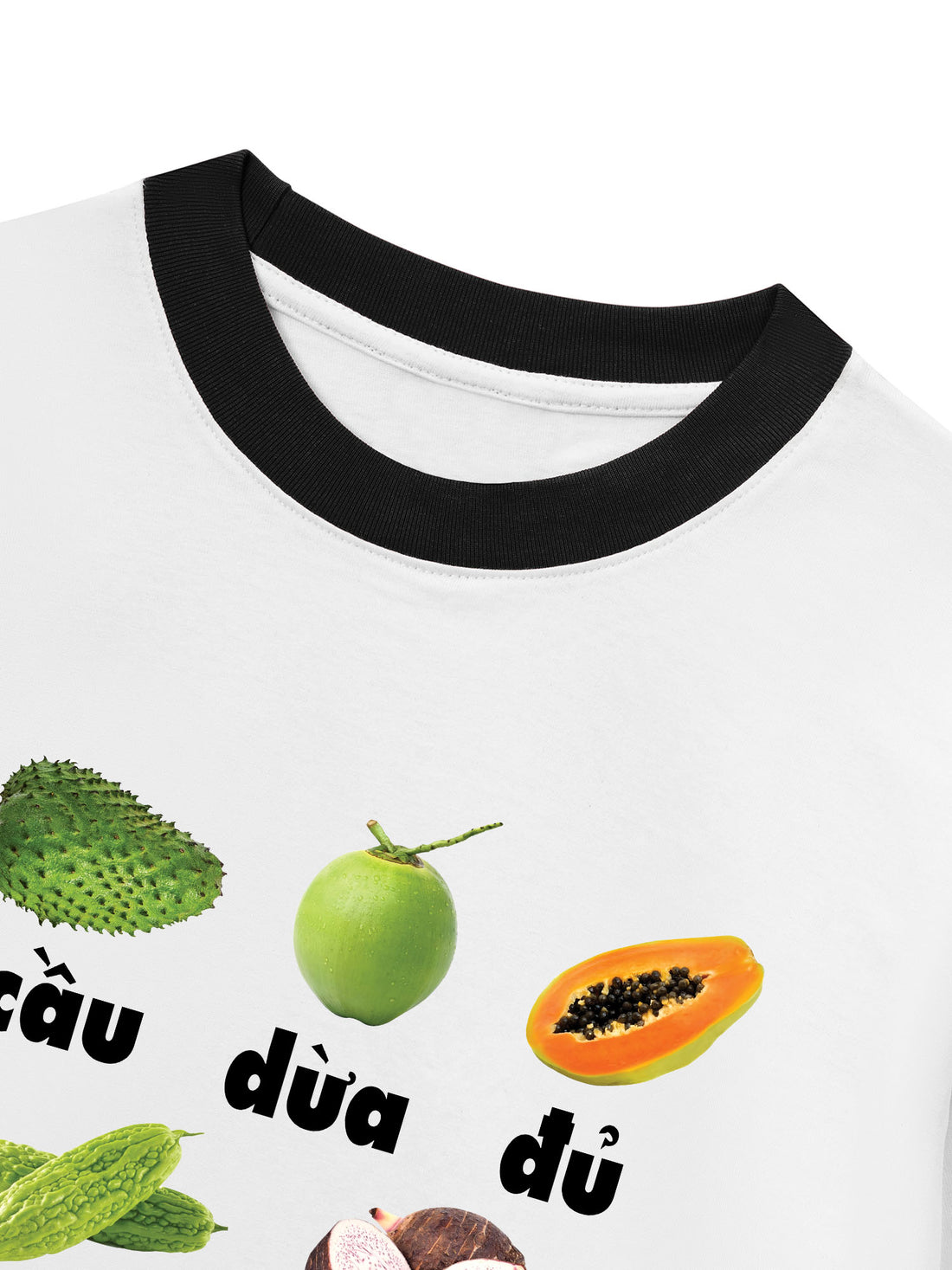 Áo Thun Ringer Relaxed Fit Cầu Dừa Đủ Qua Môn