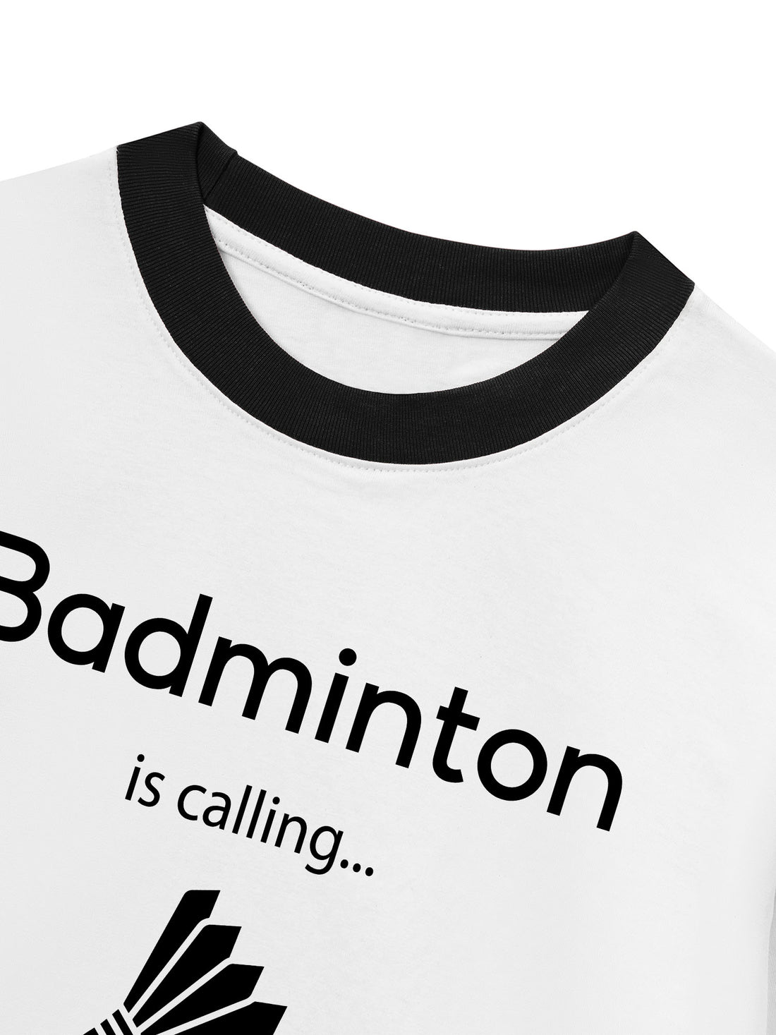 Áo Thun Ringer Relaxed Fit Badminton Calling