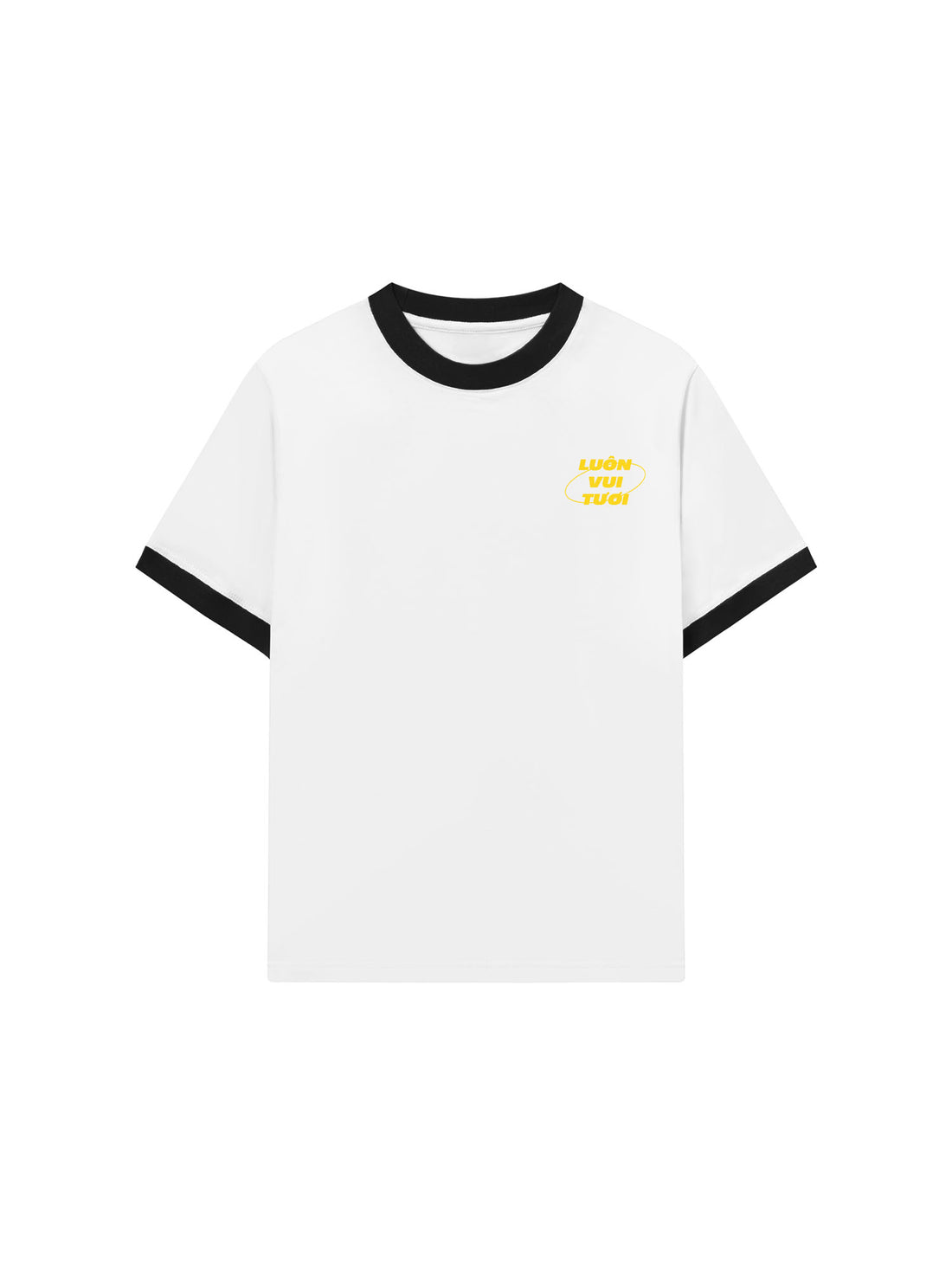 Áo Thun Ringer Relaxed Fit Sống Lương Thiện