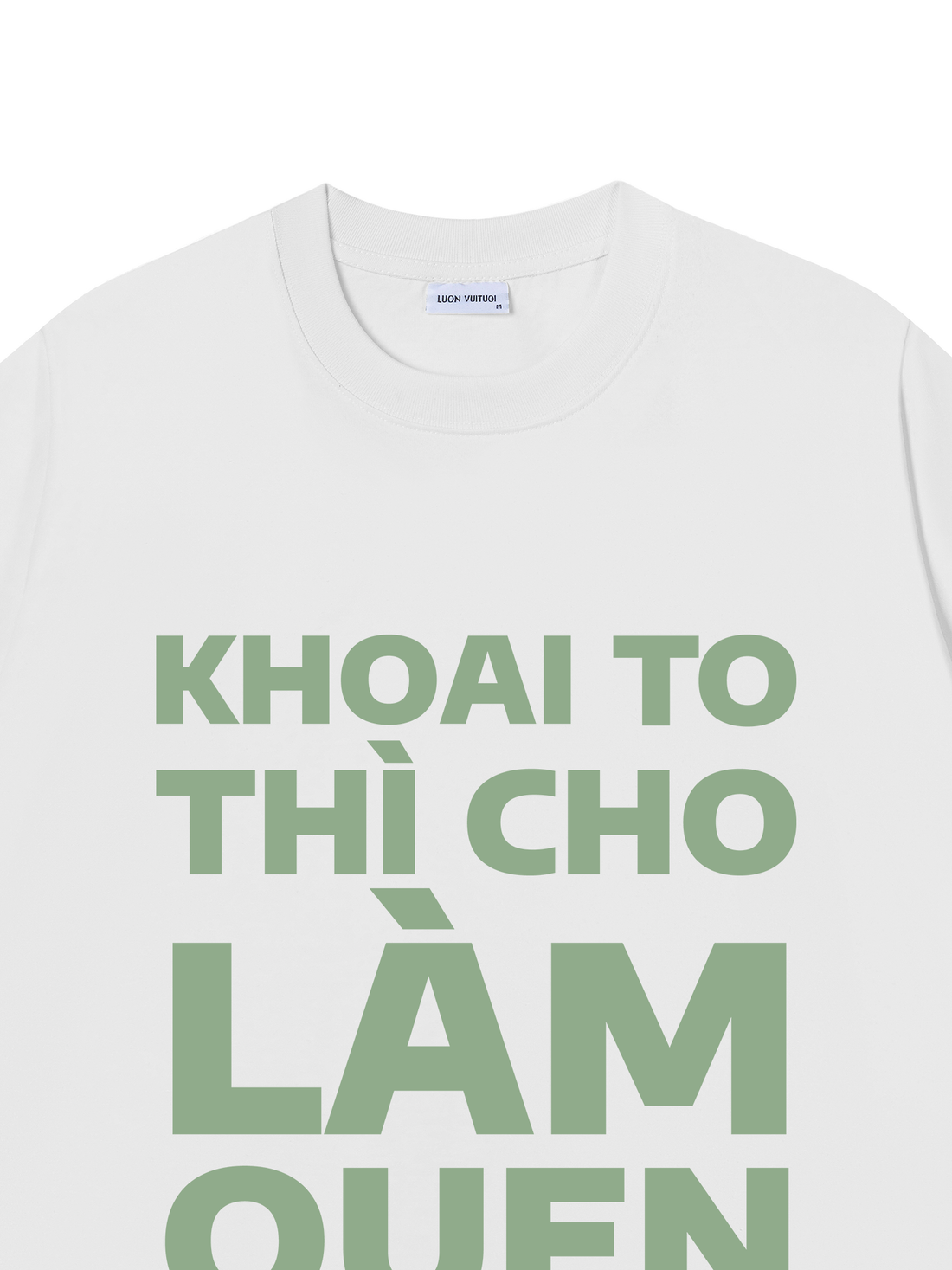 Áo Thun Khoai To Thì Cho Làm Quen