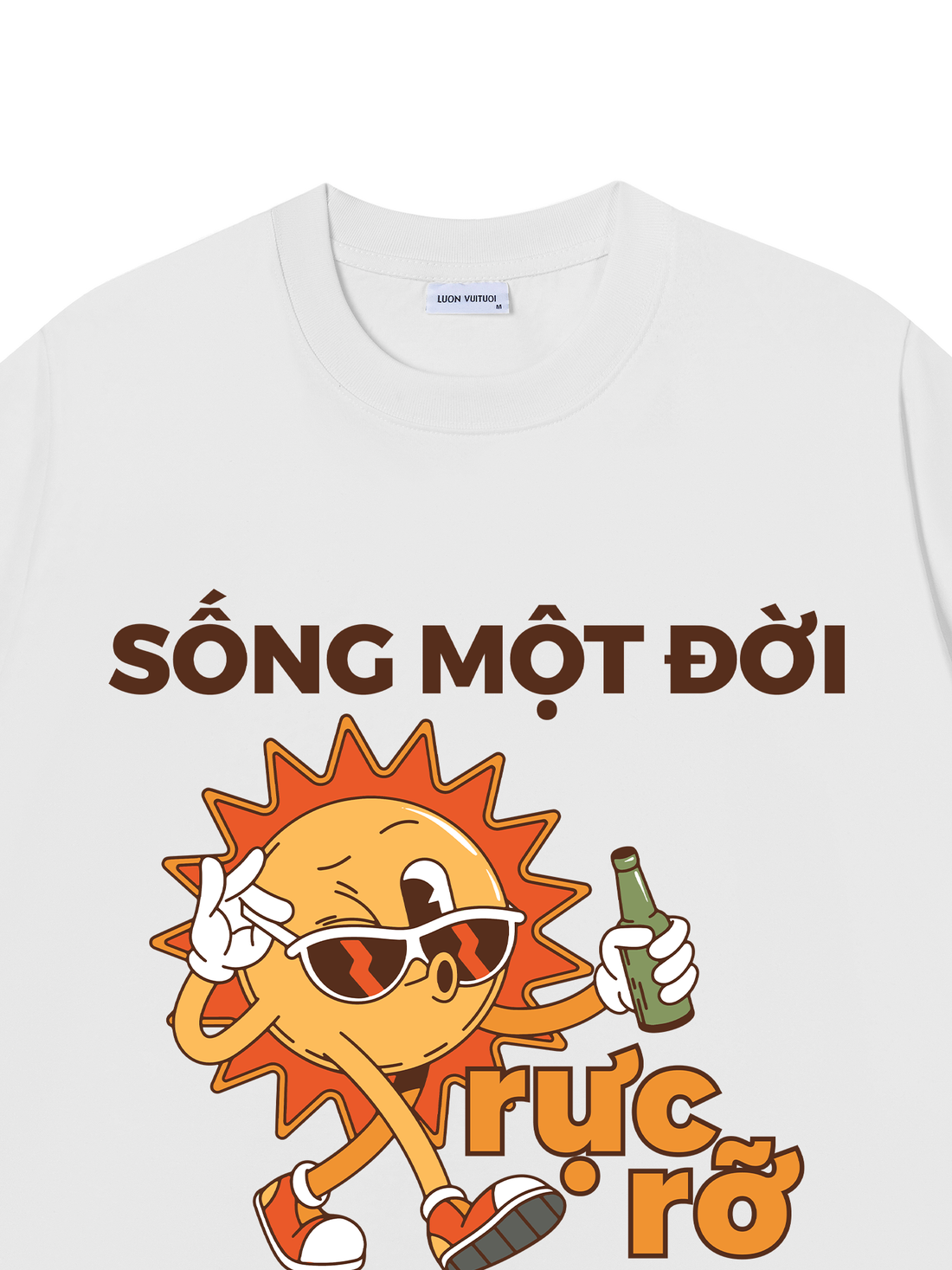 Áo Thun Sống Một Đời Rực Rỡ
