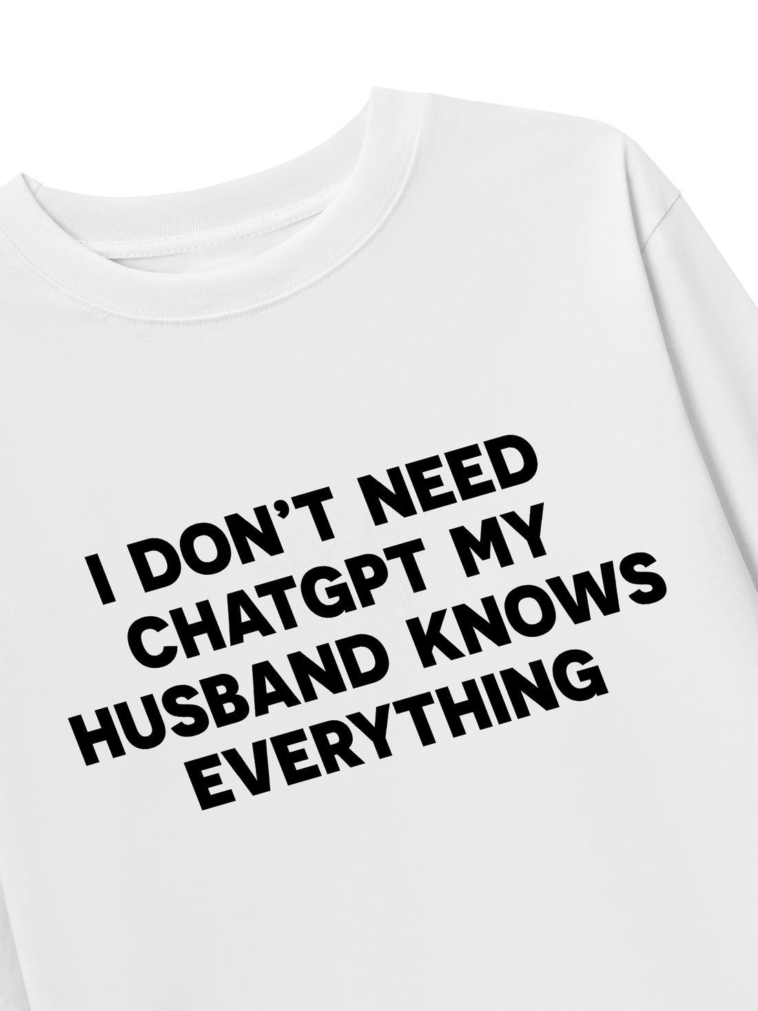 Áo Thun Dài Tay My Husband Knows Everything