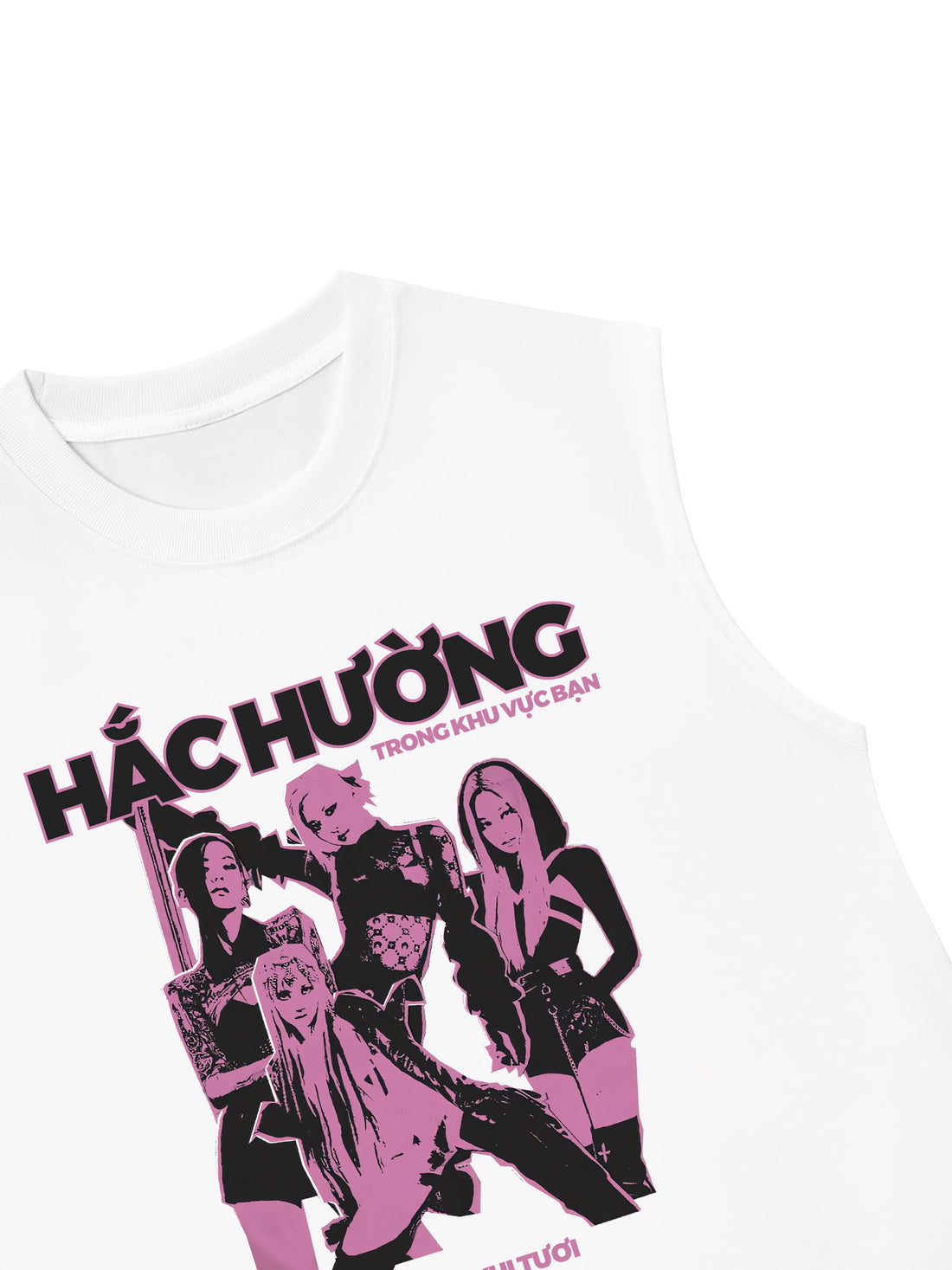 Áo Ba Lỗ Relaxed Fit Hắc Hường