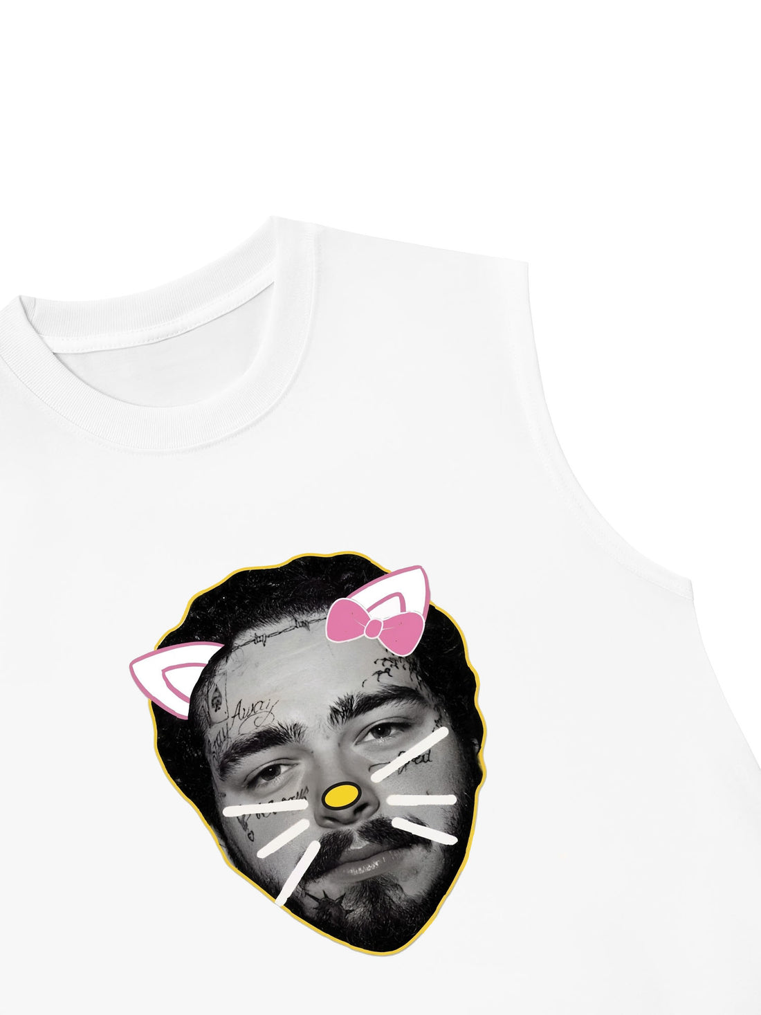 Áo Ba Lỗ Relaxed Fit Áo Ba Lỗ Kitty Post Malone