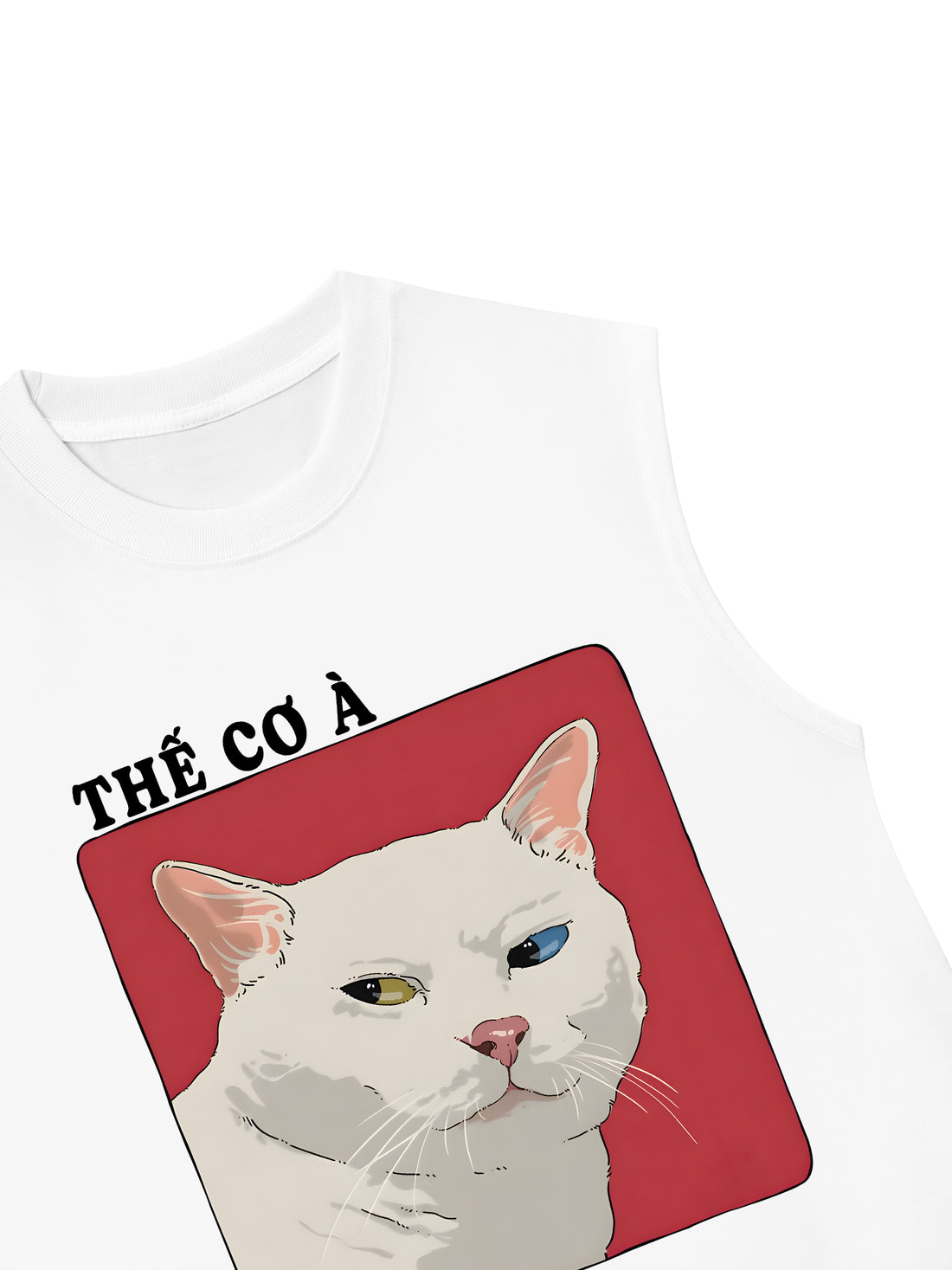 Áo Ba Lỗ Relaxed Fit Thế Cơ À Cat