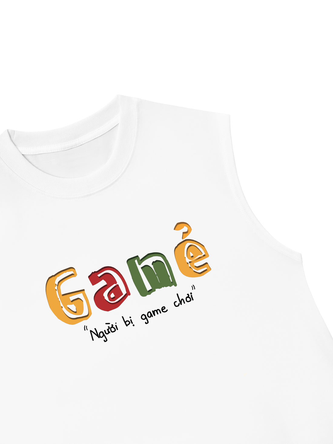Áo Ba Lỗ Relaxed Fit Gamer Người Bị Game Chơi