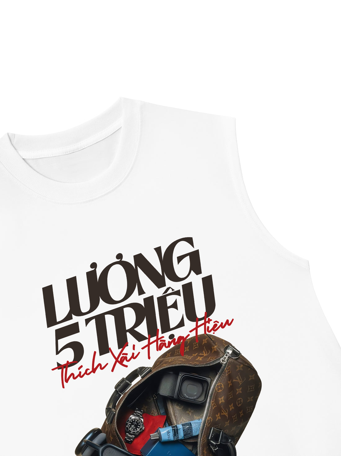 Áo Ba Lỗ Relaxed Fit Lương 5 Triệu