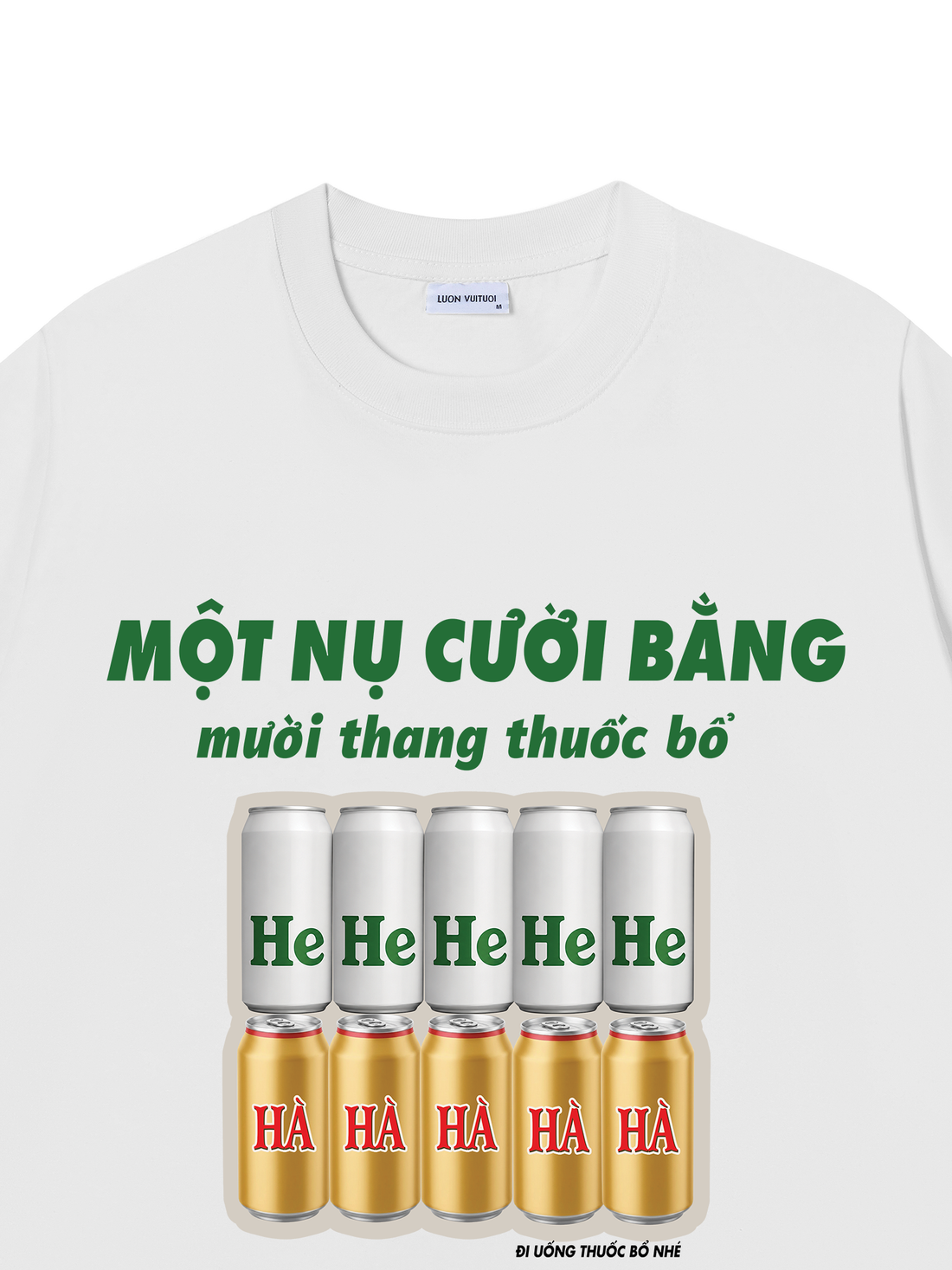 Áo Thun Một Nụ Cười Bằng Mười Thang Thuốc Bổ