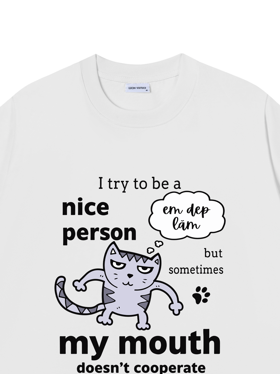 Áo Thun I Try To be A Nice Person