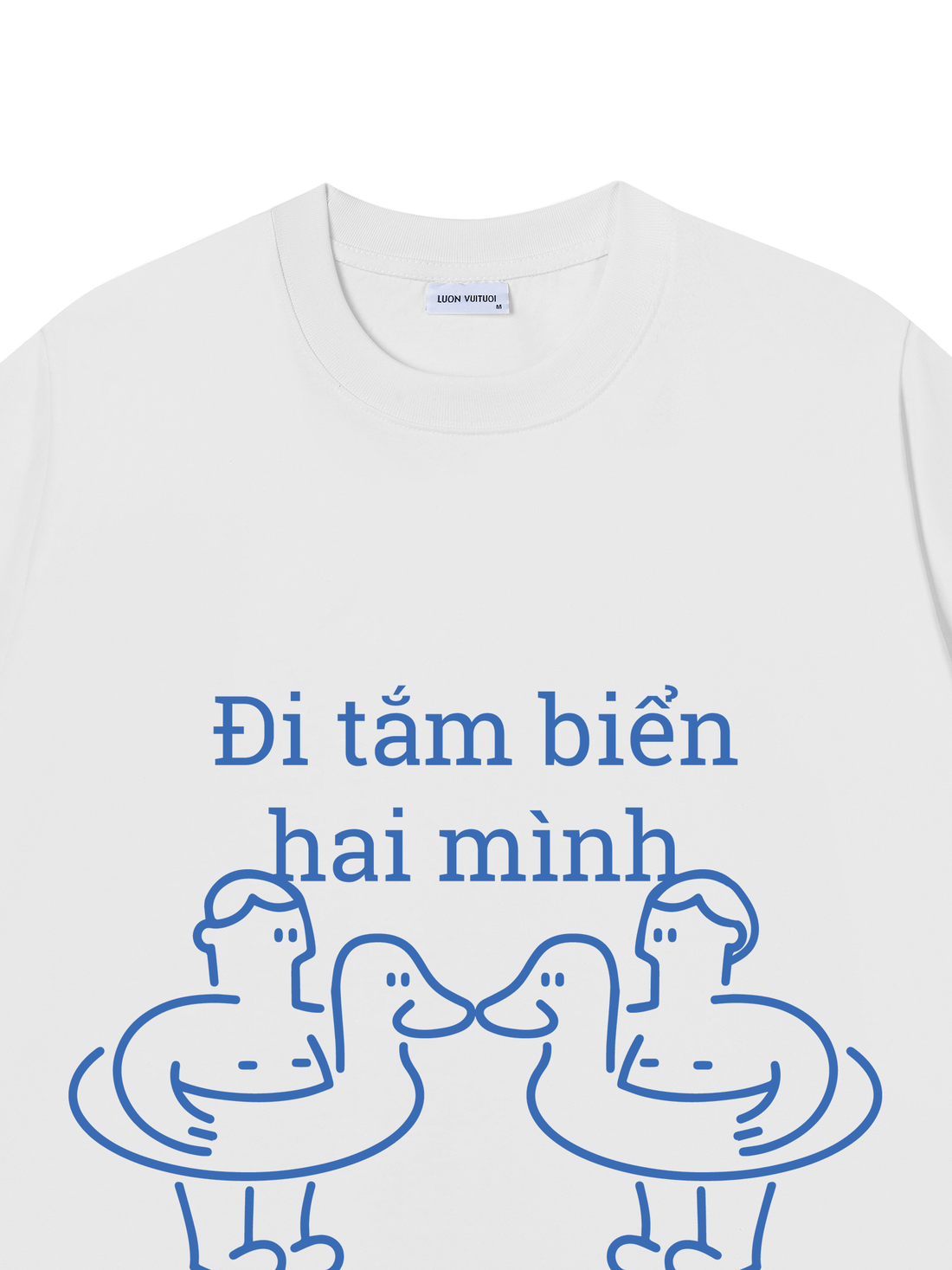 Áo Thun Đi Tắm Biển Hai Mình