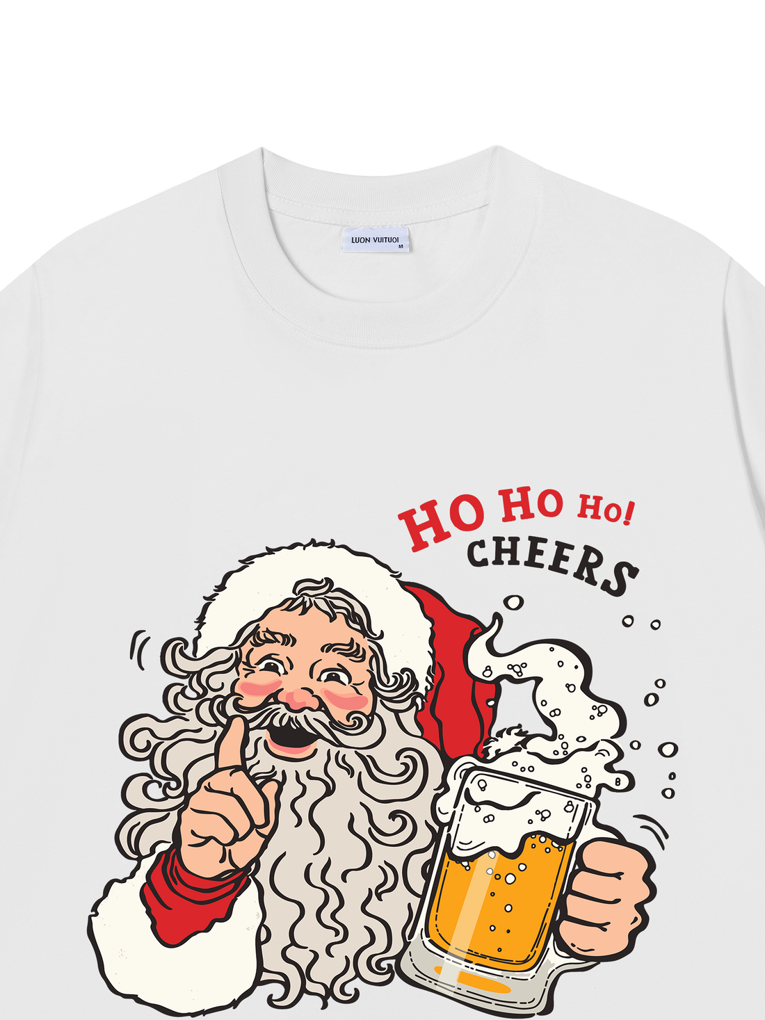 Áo Thun Offer Santa A Beer