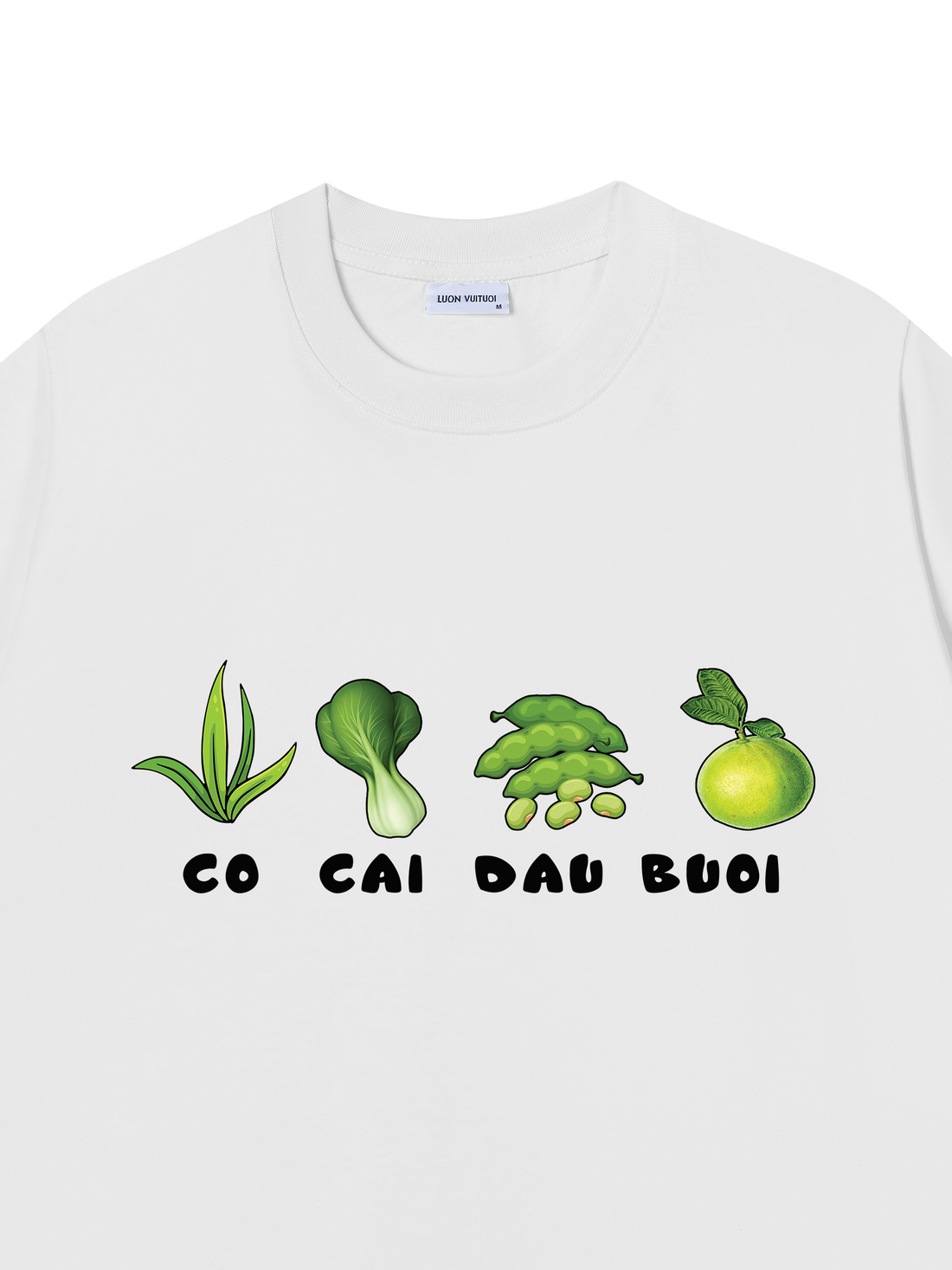 Áo Thun Cỏ Cải Đậu Bưởi