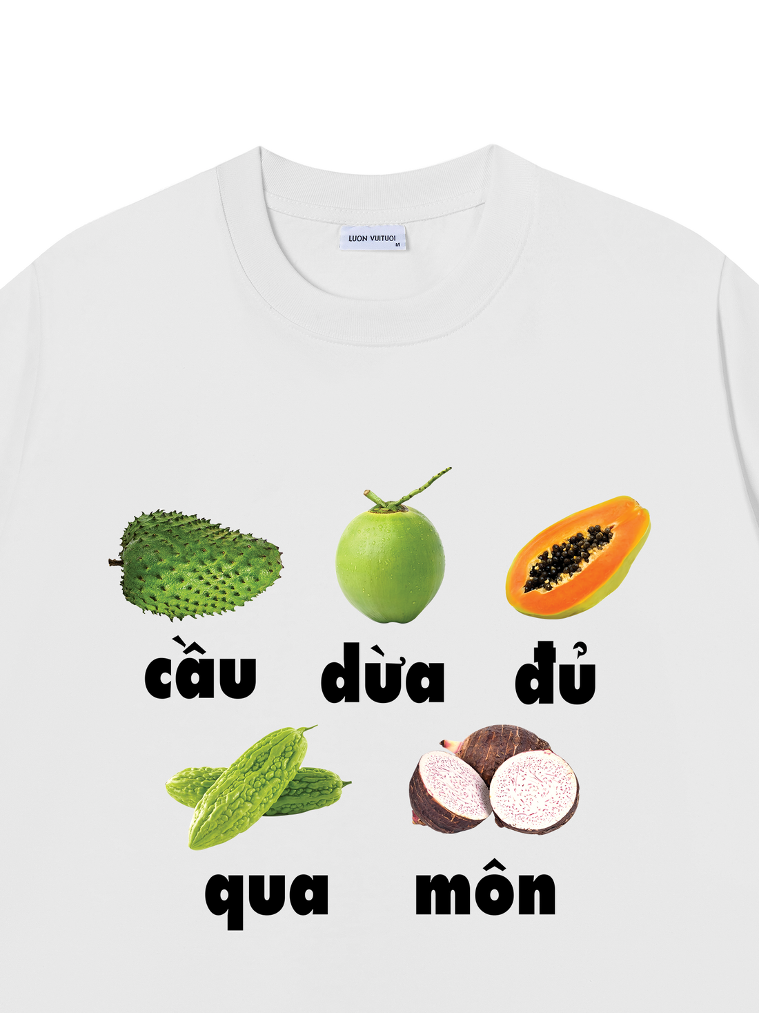 Áo Thun Cầu Dừa Đủ Qua Môn