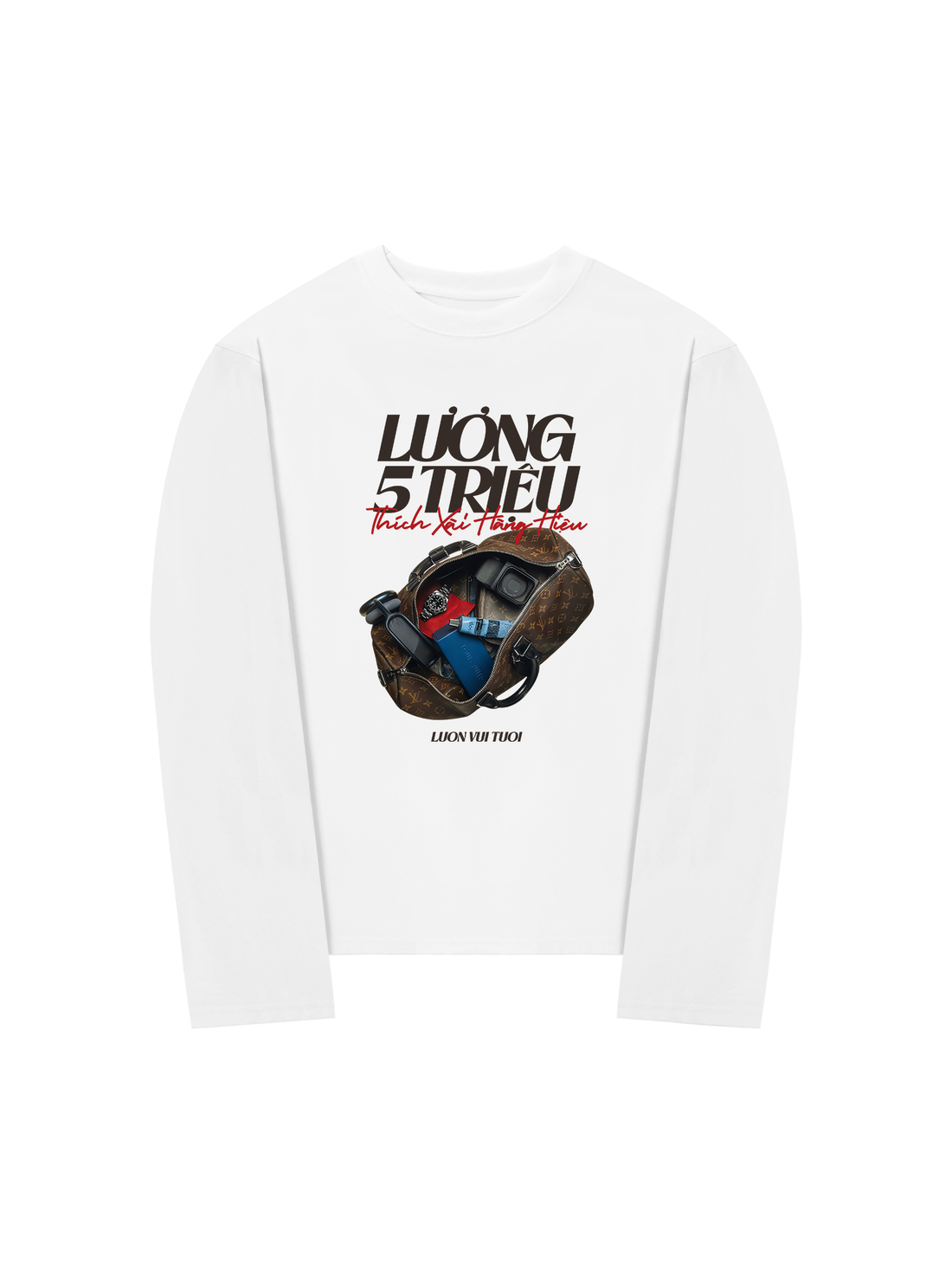 Áo Thun Dài Tay Lương 5 Triệu
