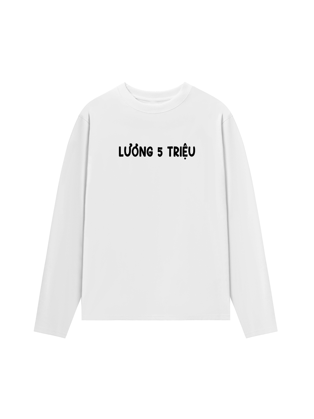 Áo Thun Dài Tay Bật Sếp Tanh Tách