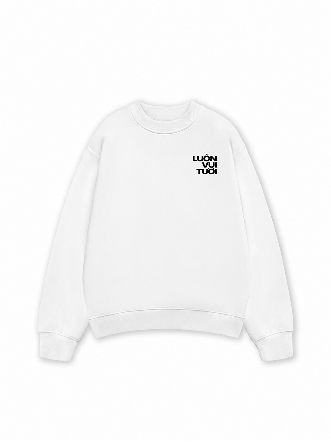 Áo Sweater Nỉ Hai Da Không Có Anh