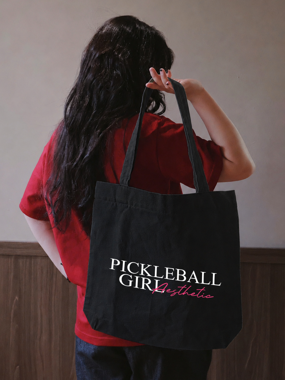 Túi Tote Pickleball Girl Aesthetic