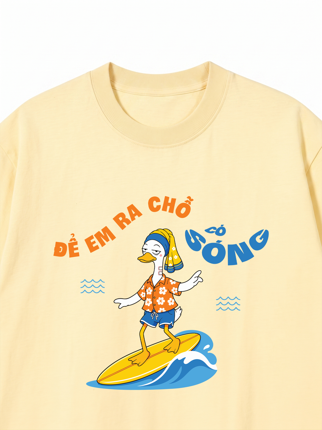 Áo Thun Vịt Lisa -  Để Em Ra Chỗ Có Sóng