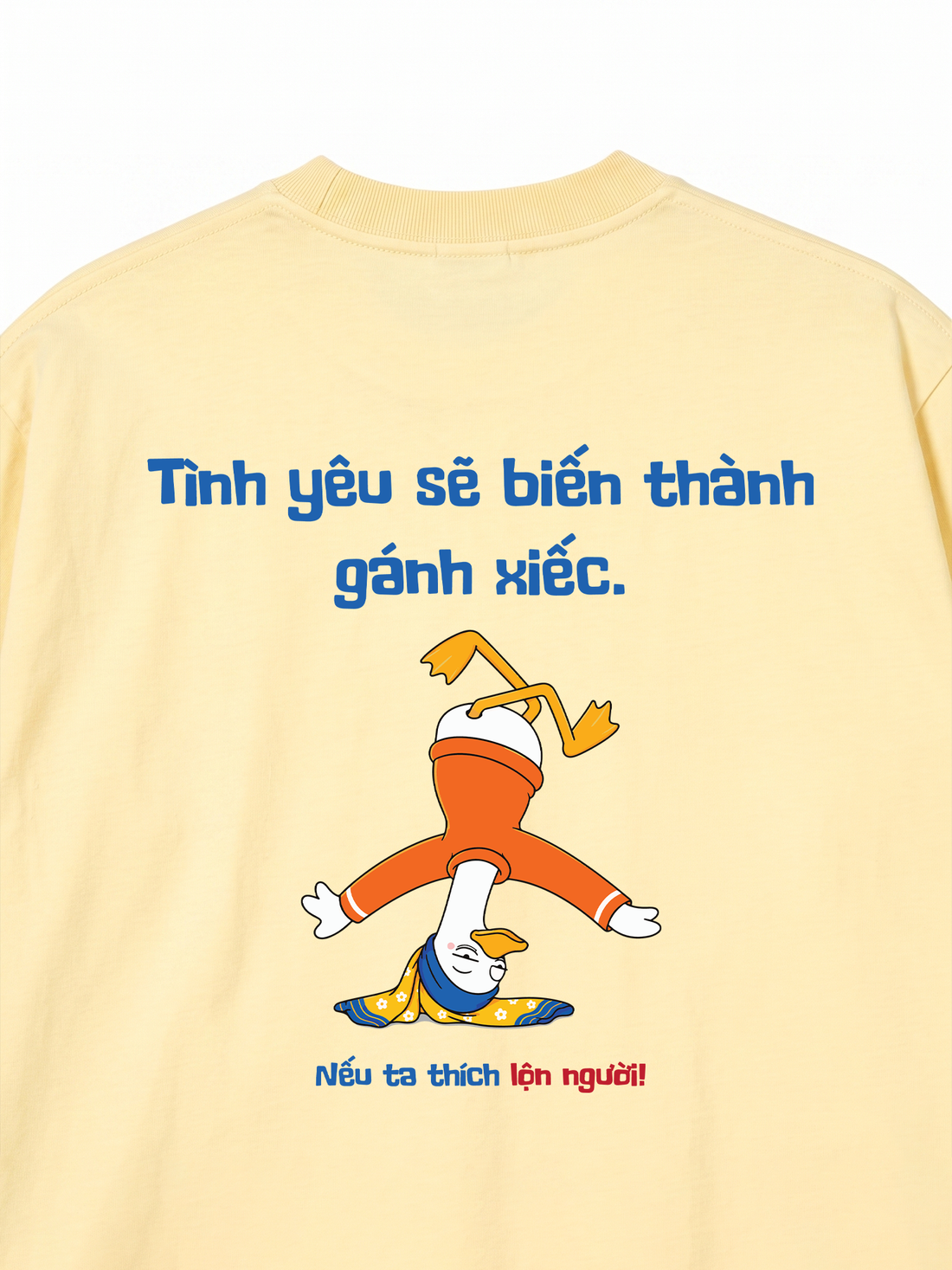 Áo Thun Vịt Lisa - Thích Lộn Người